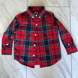Janie and Jack Holiday Button Up